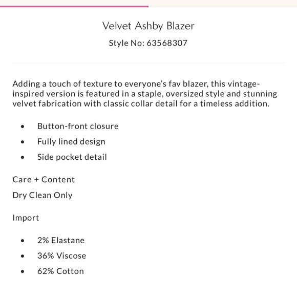 Free People Ashby velvet blazer - jade green NWT - Picture 8 of 9